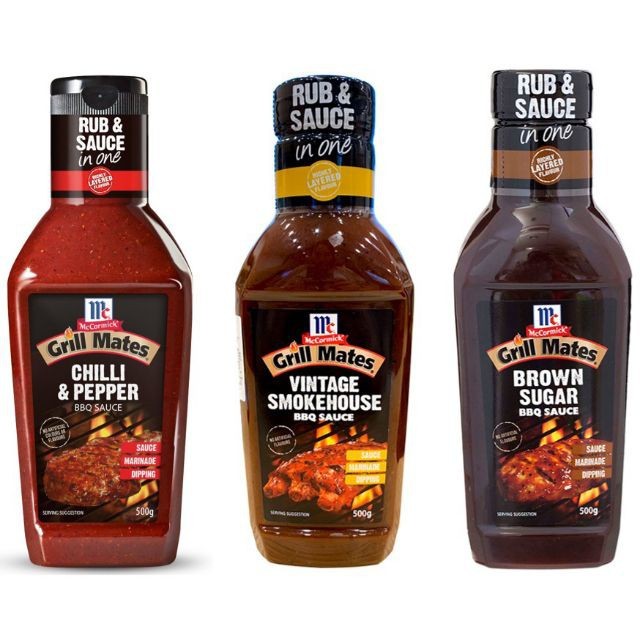 ฉลากไทย Grill Mate 500g ซอสบาร์บีคิว ปิ้ง ย่าง อร่อยได้ง่ายๆ