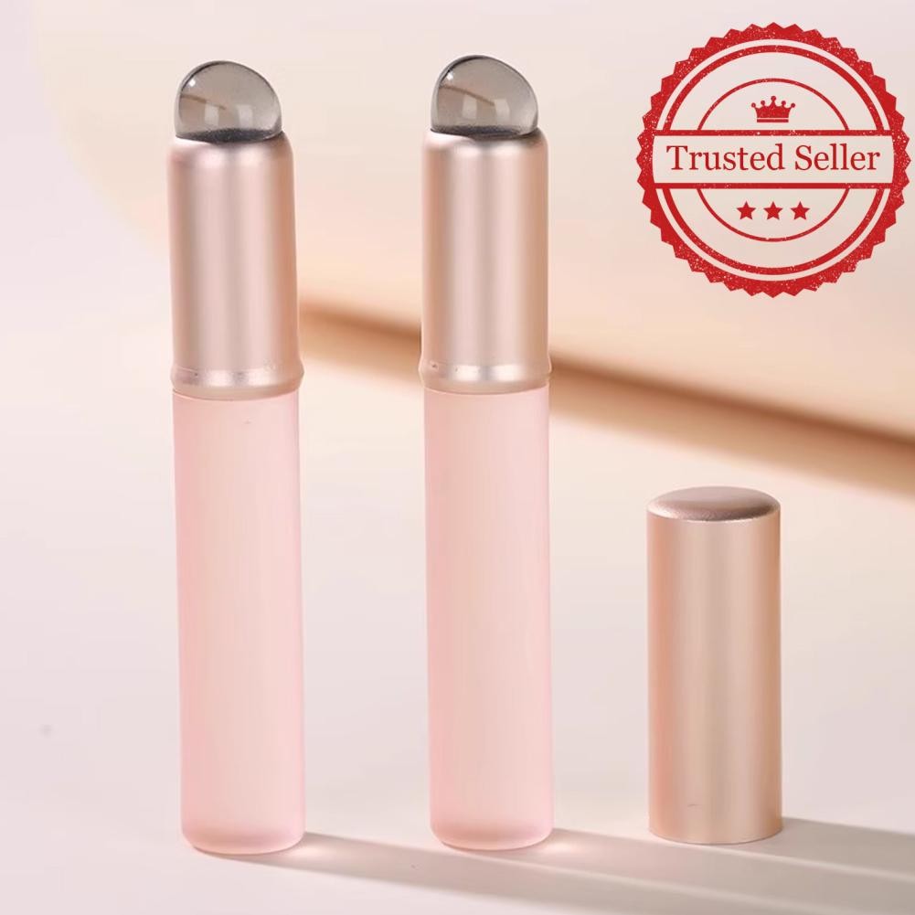 แปรงลิปซิลิโคนหัวกลม Make Up Brush ลิปสติกคอนซีลเลอร์ Applicator แปรง Lip Nail S3j8