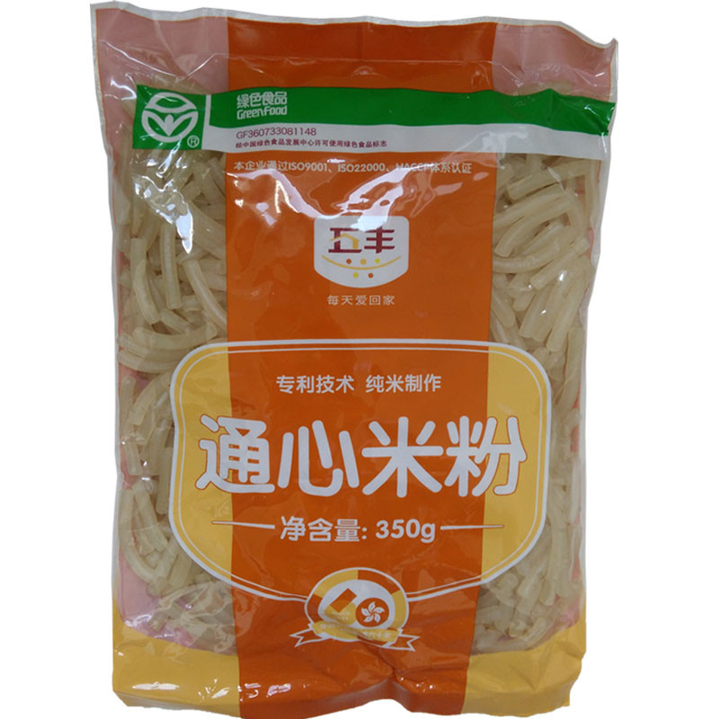 Jiangxi Gannan พิเศษ Huichang Wufeng ข้าวบริสุทธิ์ Macaroni Hollow Noodles 350g Non-Pasta Macaroni
