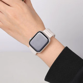 สายรัดข้อมือซิลิโคนกีฬา for Apple Watch IWatch Ultra/Ultra/SE 3 2 Series 11 10 9 8 7 6 5 4 49มม 46 45 44 42 41 40 38มม