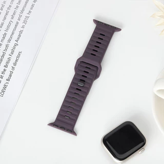 สายรัดข้อมือซิลิโคนกีฬา for Apple Watch IWatch Ultra/Ultra/SE 3 2 Series 11 10 9 8 7 6 5 4 49มม 46 45 44 42 41 40 38มม