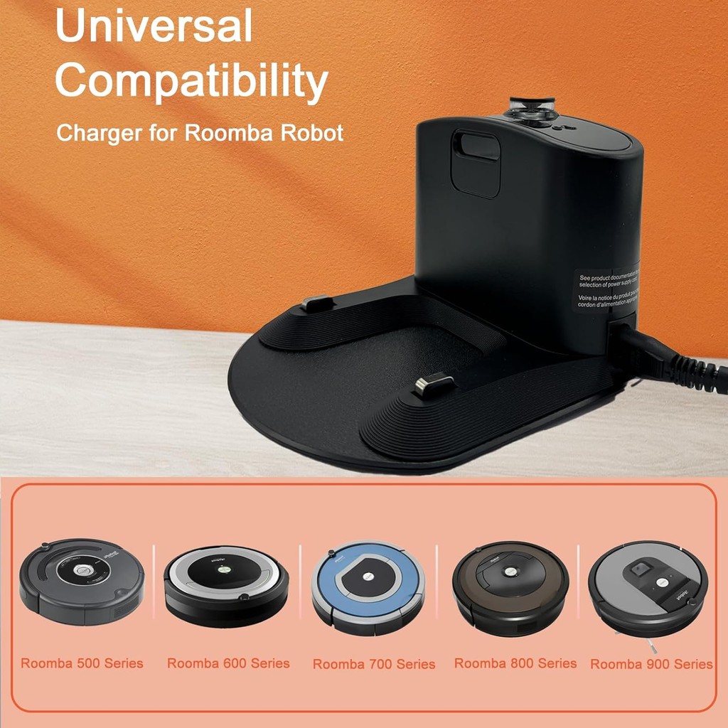 แท่นชาร์จ Roomba,ฐานชาร์จ Roomba,เปลี่ยน Roomba Docking Station สําหรับ Roomba e5 e6 i1 i3 i4 i6 i7 
