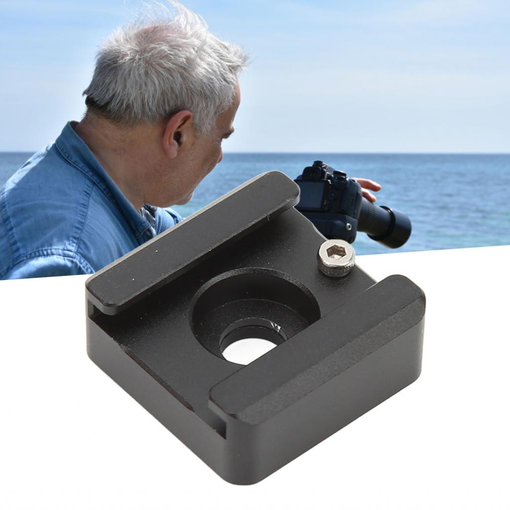 Ropa888-ph RASTKY Universal Cold Shoe Mount Adapter 1/4in Screw Hole สําหรับกรงกล้องไมโครโฟน Extensi