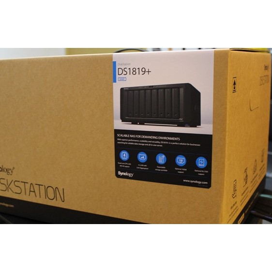 Synology Synology DS1821+8G Cloud Storage 1819 + อัพเกรดที่เก็บข้อมูลเครือข่ายเซิร์ฟเวอร์ NAS