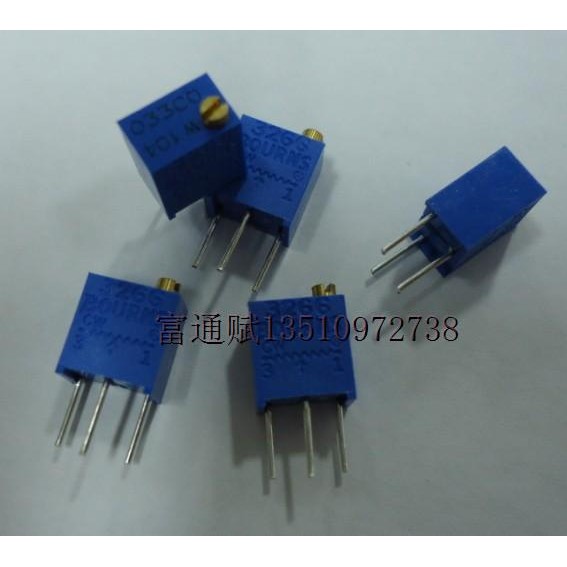นําเข้าเดิมแท้อเมริกัน BOURNS Precision Multi-Circle Potentiometer 3266W-1K2K5K 10K หลายค่าความต้านท