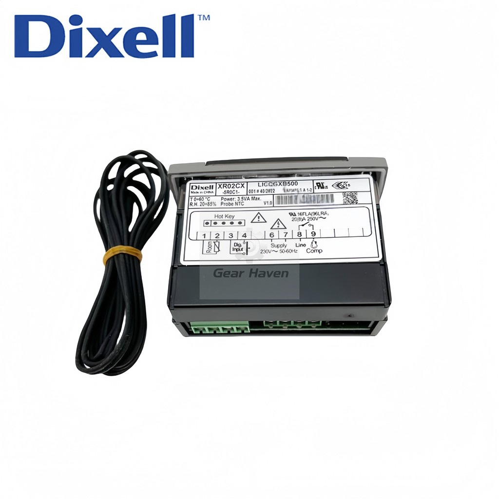 เครื่องควบคุมอุณหภูมิ DIXELL XR06CX XR02CX XR03CX เครื่องควบคุมอุณหภูมิตู้เย็น ช่องแช่แข็ง ห้องเย็น 