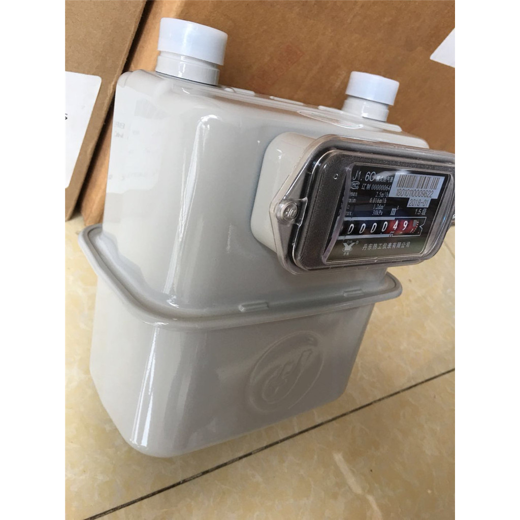 Dandong เครื่องวัดก๊าซธรรมชาติ J1.6C เครื่องวัดก๊าซในครัวเรือน J2.5C J4C เครื่องวัดก๊าซ เช่า House S