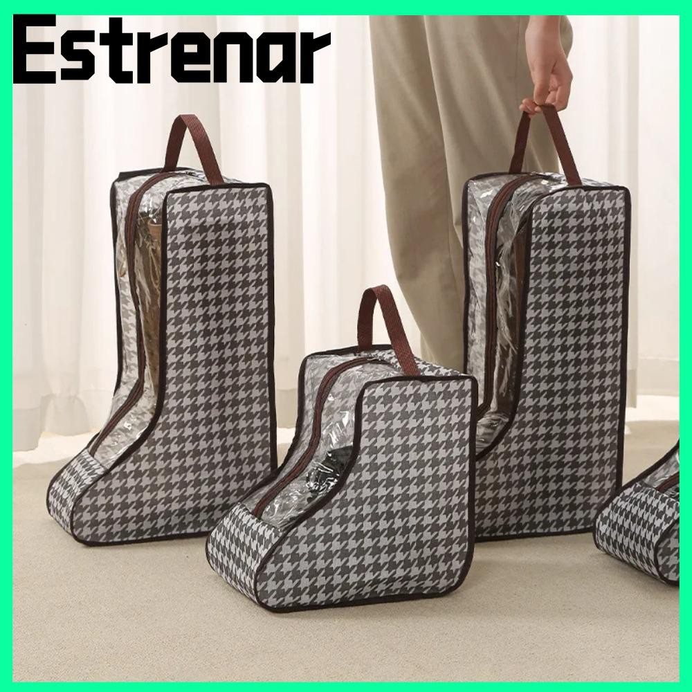 ESTRENAR ถุงเก็บรองเท้า, ถุงเก็บบูตกันฝุ่นกันความชื้น, รองเท้าจัดระเบียบรองเท้าแบบพับได้กันน้ําแบบพกพา