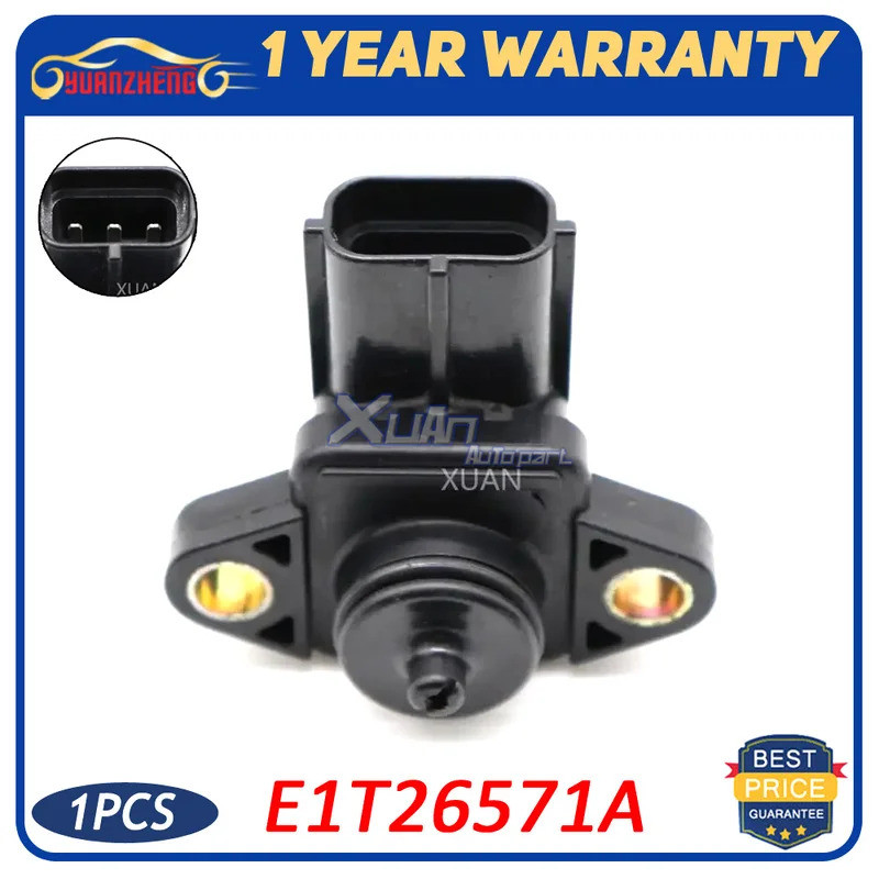 MITSUBISHI Manifold Absolute Boost แผนที่เซ็นเซอร์ความดัน E1T26571A สําหรับ CHEVROLET TRACKER SUZUKI