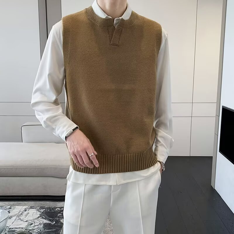 เสื้อกั๊กเสื้อกันหนาว สไตล์ฮาราจูกุ ทันสมัยและสวมใส่ง่าย