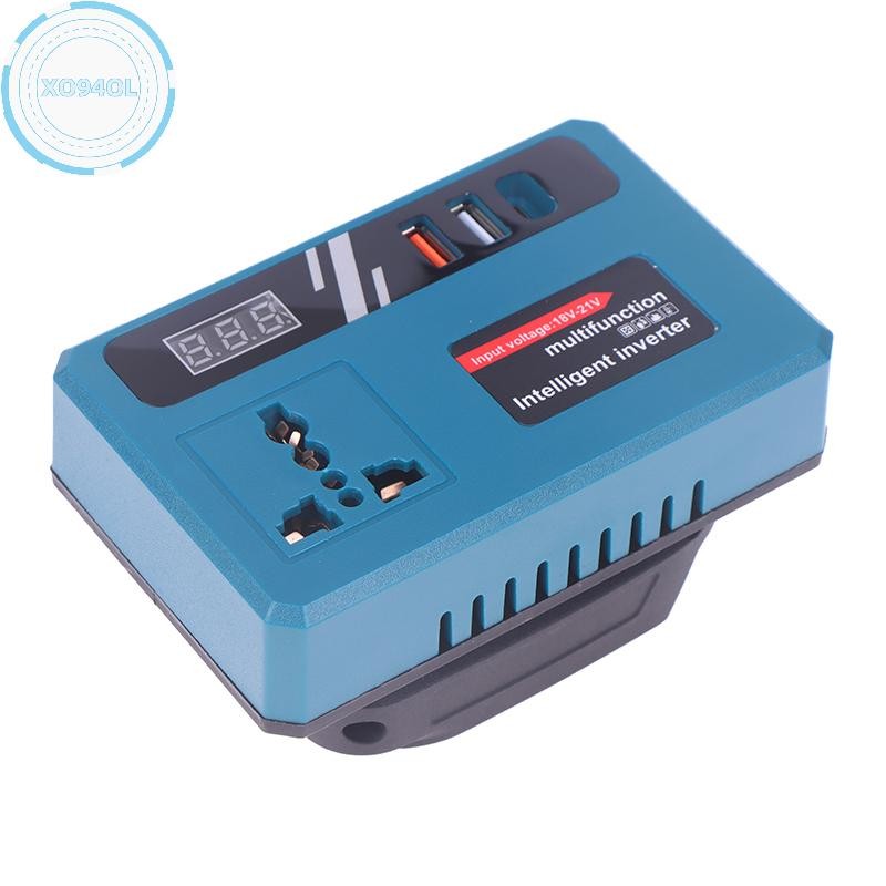 Xo94ol 1 ชิ้นสําหรับ Makita 18V แบตเตอรี่ DC18V/21V ถึง 220V AC Power Station เครื่องกําเนิดไฟฟ้าแบต