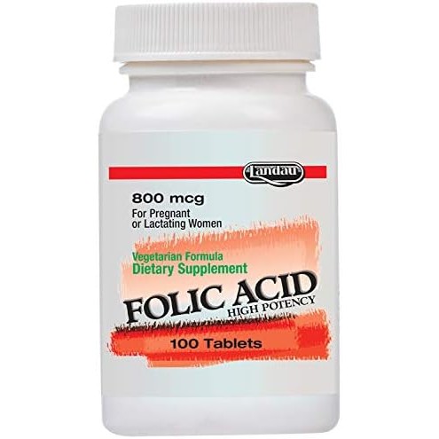 Landau Ksher Folic Acid 800 Mcg 100 TAB