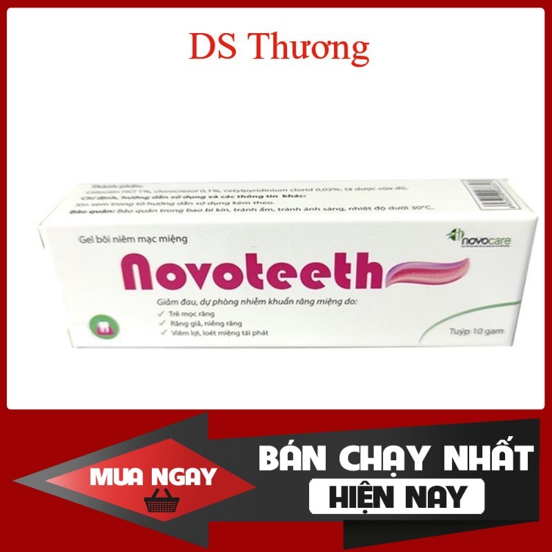 Novoteeth – Mouth ulcer Gel หลอด 10g