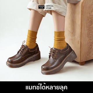 INNERCLUB ถุงเท้า ข้อยาว รุ่นF1 Cozy Mood (Free Size 2 คู่ )