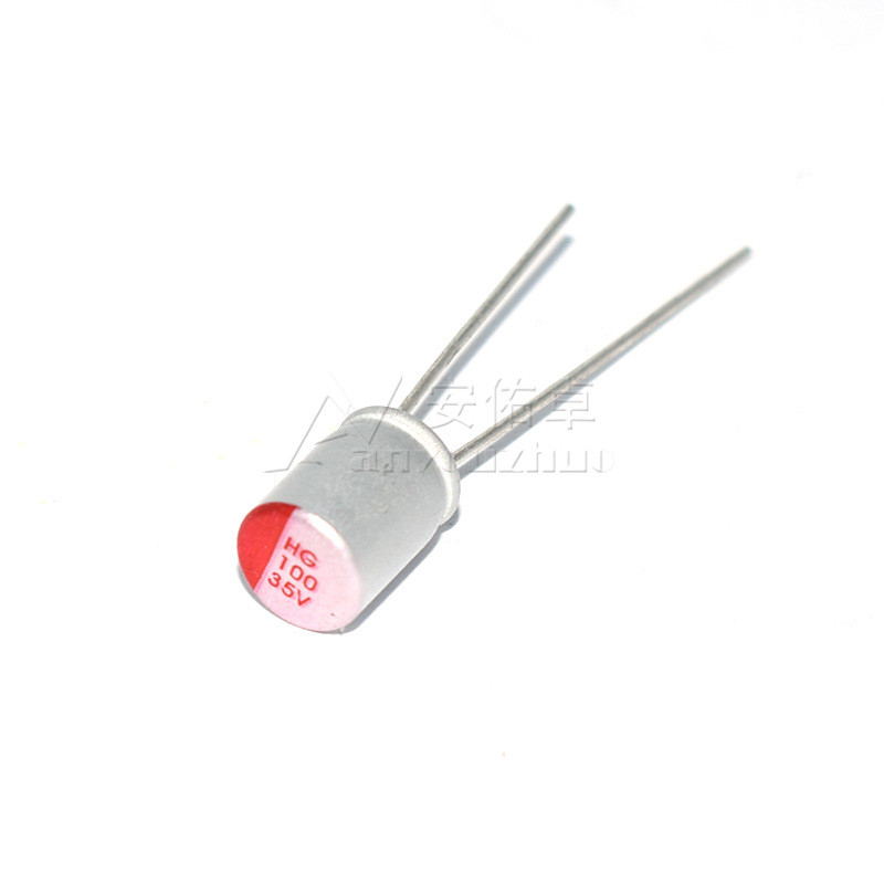 Inline Solid Electrolytic Capacitor 35V 47uF 100uF 150uF 220uF ±20% Solid Capacitor