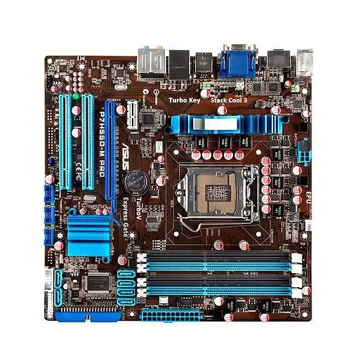 Asus Original Disassembly H55 P55 เมนบอร์ด ASRock Yingtai Gigabyte LGA1156-เข็มเดสก์ท็อปเมนบอร์ดคอมพ