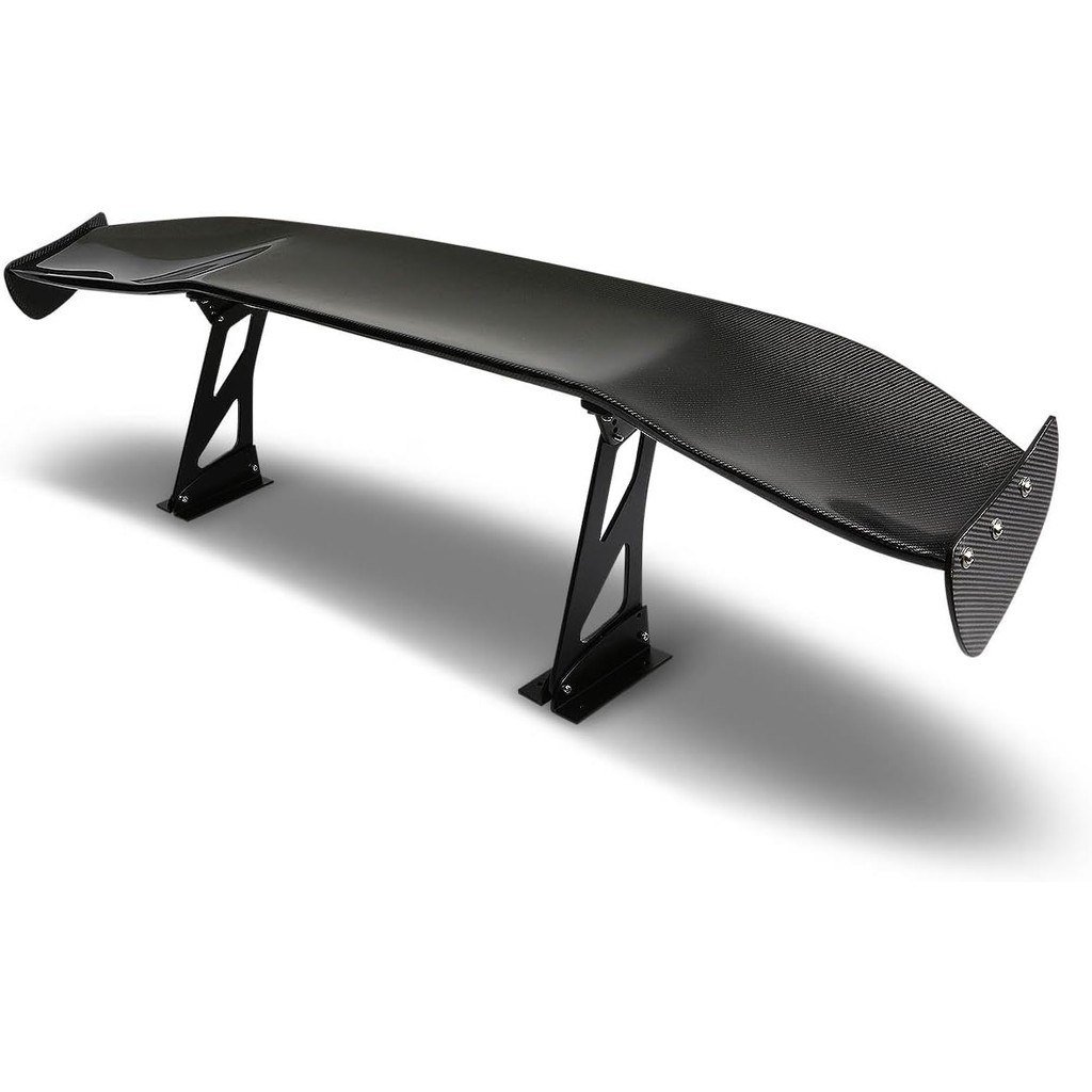 Auto Dynasty Universal 69 นิ้ว GT Style สปอยเลอร์คาร์บอนไฟเบอร์พร้อมขายึด