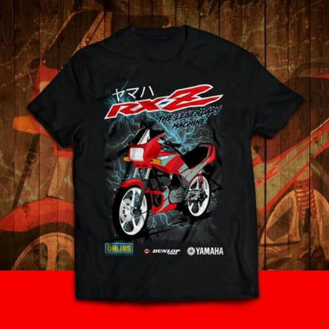 Yamaha rxz boss shirt เสื้อยืดไมโครไฟเบอร์