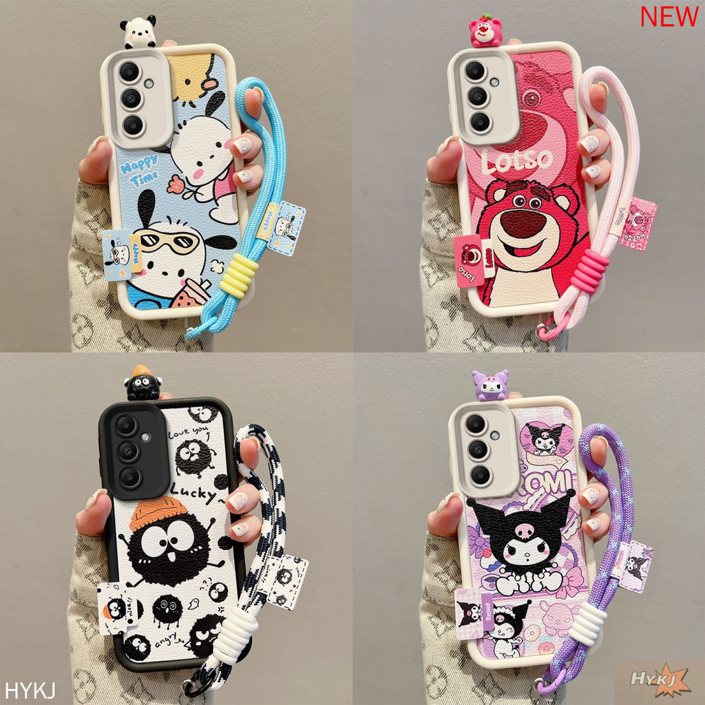 เคส Samsung A14 4g 5g อะนิเมะการ์ตูน TPU ซิลิโคนอ่อนนุ่ม 3D ของเล่นตุ๊กตาน่ารักเคสโทรศัพท์ BL