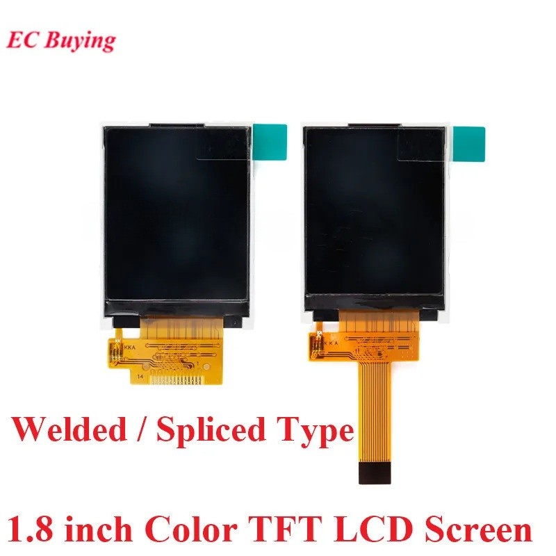 1.8 “1.8 นิ้ว 128×160 SPI Full สี TFT HD IPS จอแสดงผล LCD 128*160 โมดูล ST7735S 3.3V เปลี่ยน OLED Power Connector สําหรับ Arduino