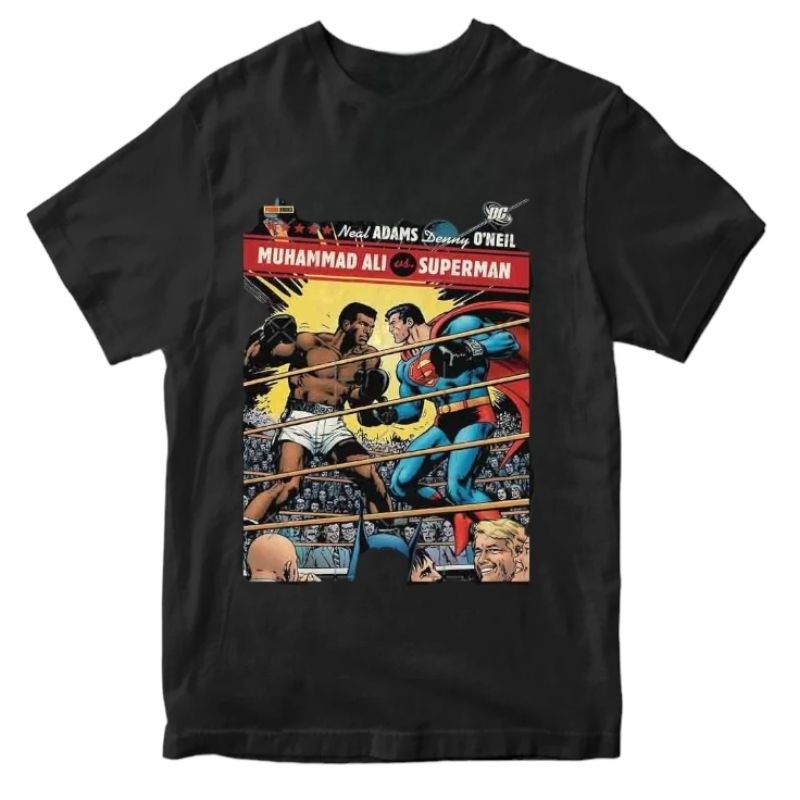 เสื้อยืด MUHAMMAD ALI T-shirt เสื้อยืดผู้ชาย Cool Mens T-shirt