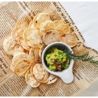 [1 ซอง] ALMOND CHIPS 25 กรัม ขนมอบกรอบอร่อย แคลต่ำ ไม่ทอด เจ วีแกน De La Lita เดอลาลิต้า อัลมอนด์ชิปส์ ขนมคลีน