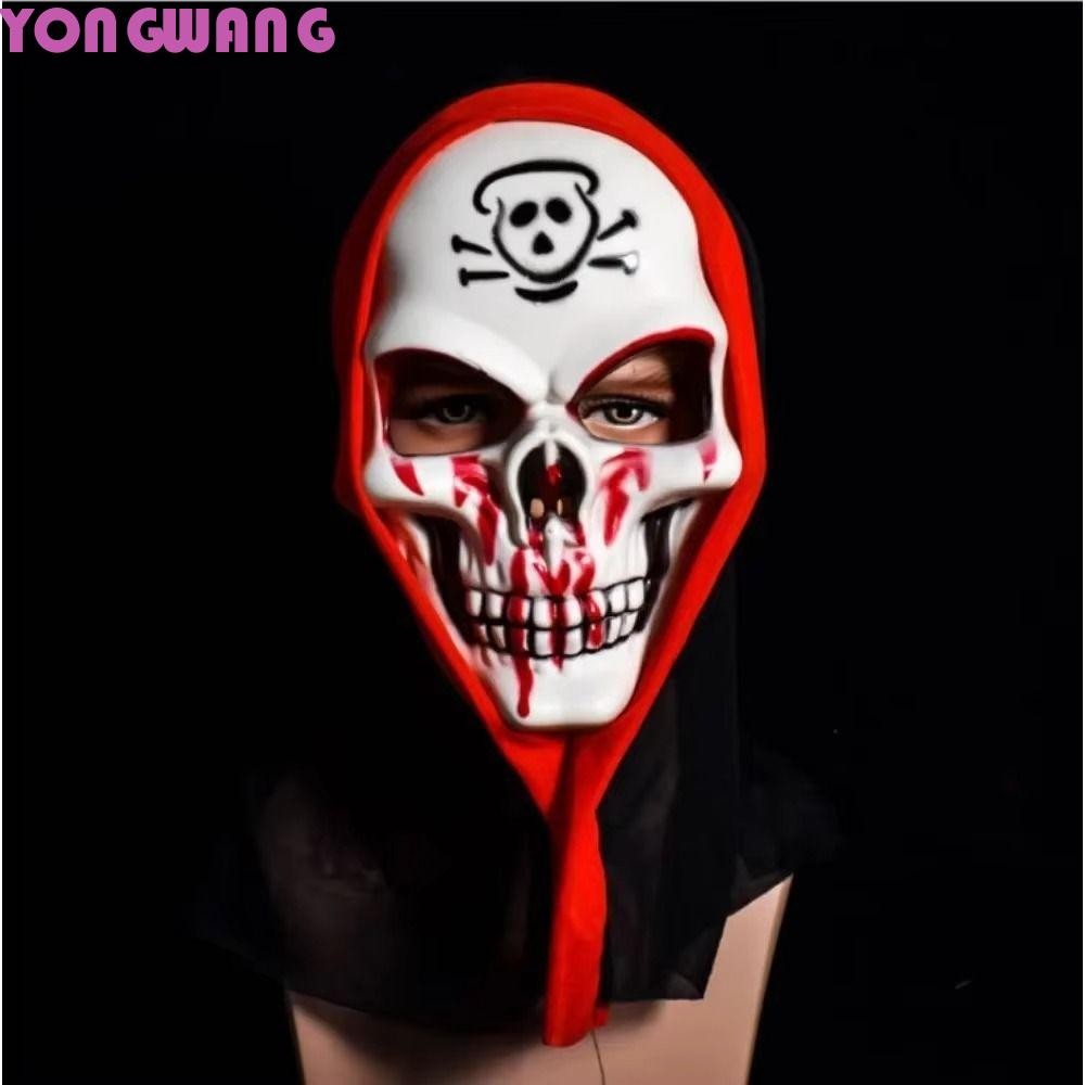 YONGWANG66HR ฮาโลวีน Skull หน้ากาก, แต่งตัวคอสเพลย์ Skull คอสเพลย์หน้ากาก, Creative Spooky 3D ตลก Fu