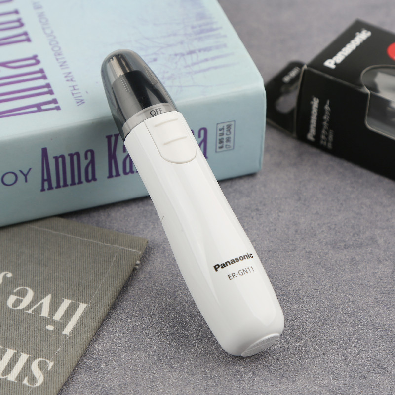 ญี่ปุ่น Panasonic เครื่องตัดขนจมูกไฟฟ้า ER-GN11/GN21/GN10/GN70 โกนขนจมูกผู้ชายผู้หญิงแบตเตอรี่