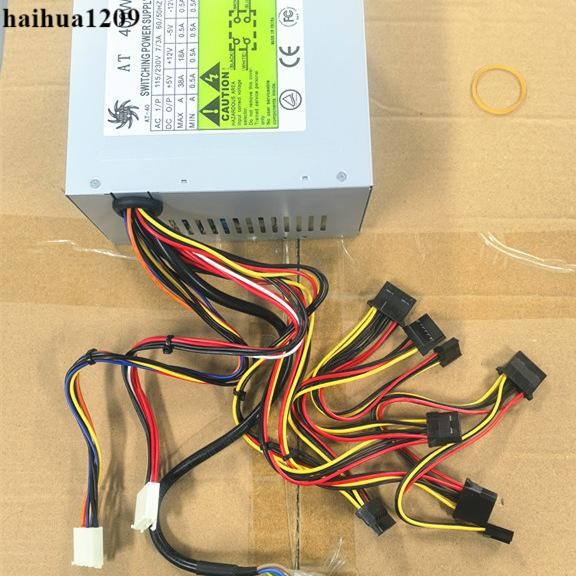 AT Power Supply 400w พร้อม P8 P9-5V Spark Machine/เครื่องควบคุมอุตสาหกรรม/Ben Two/Pentium Power Old-