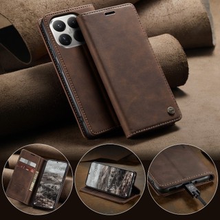 Retro หนังสําหรับ Xiaomi 15T Xiaomi15T 17T Pro 5G แม่เหล็กกระเป๋าสตางค์ช่องใส่การ์ดเคสโทรศัพท์ขาตั้งปลอกกันชนกันกระแทก Xiaomi17T Xiomi Mi 15 17 T Ultra 15TPro 2025