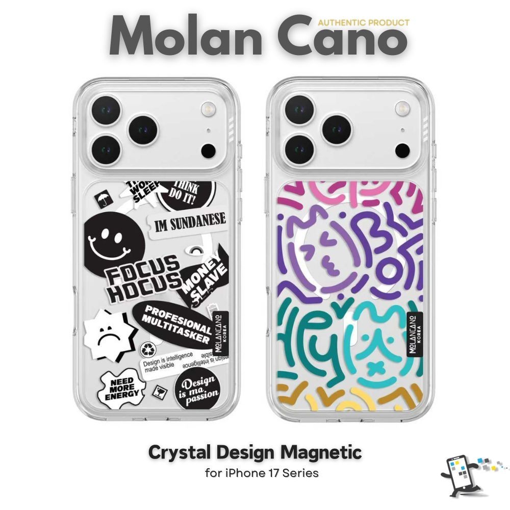 Molan Cano Crystal Design Magnetic เคสสำหรับ iPhone 17 Pro Max, iPhone 17 Pro, iPhone 17 และ iPhone 