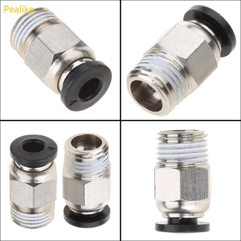 Pealike PC4-M10 PNEUMATIC Quick Fitting J-Head 3D เครื่องพิมพ์ PC4-01 M10 ตัวเชื่อมต่อนิวเมติก
