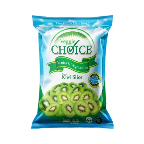 เวจจี้ ชอยซ์ กีวี สไลซ์ แช่แข็ง ขนาด 1 กก./แพ็ก KIWI SLICE,GRADE A,