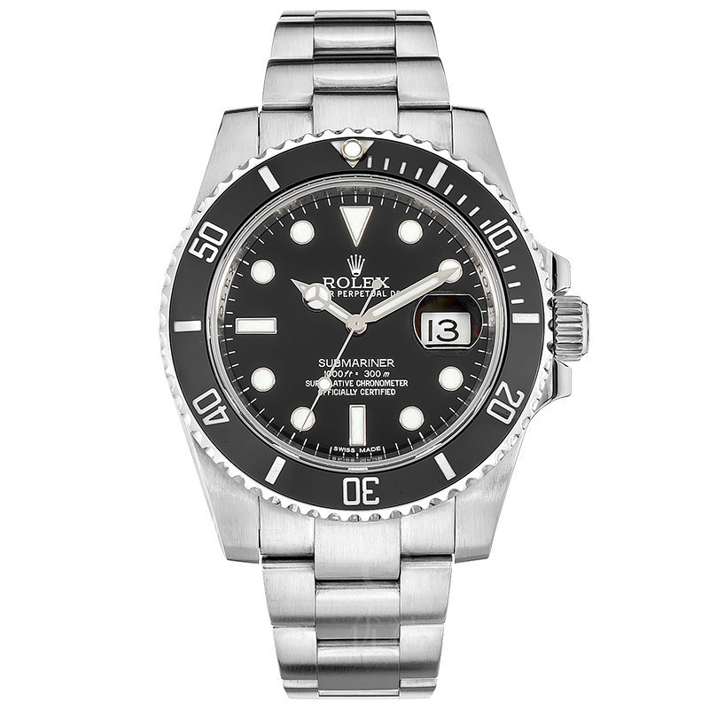 Rolex Rolex นาฬิกาผู้ชาย Rolex Black Water Ghost Submariner นาฬิกาผู้ชายแท้นาฬิกากลไกอัตโนมัติ 98 ให