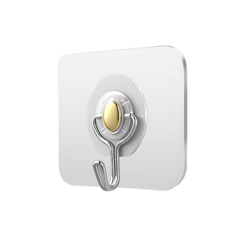 [ใช้ครั้งเดียวRe-Pay] Strong Hookสติกเกอร์กาวผนังรับน้ําหนักตะขอครัวไม่ทําเครื่องหมายประตูด้านหลังเจ