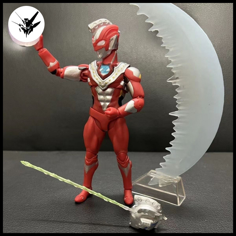 ในประเทศ SHF Zeta Beta Impact Form Ultraman Children Joint Movable Toy Figure Ready Stock Bracket