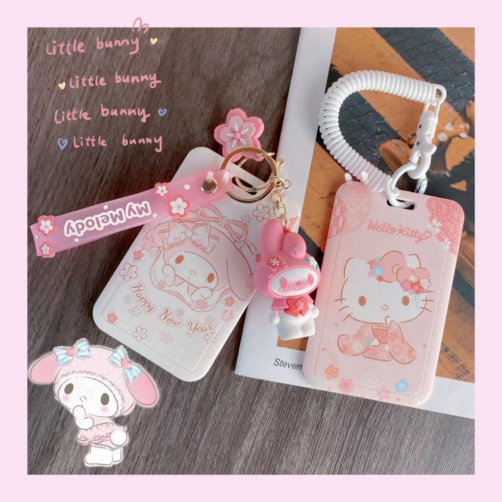 【พร้อมส่ง】 เฟรมการ์ด sanrio   frame card   พวงกุญแจที่ใส่บัตรรับประทานอาหารสำนักงานนักศึกษา