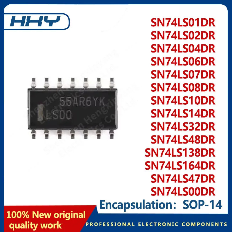 5PCS SN74LS00 74LS01 74LS02 74LS04 74LS06 74LS07 74LS08 74LS10 74LS14 74LS32 74LS47 74LS48 74LS138LS