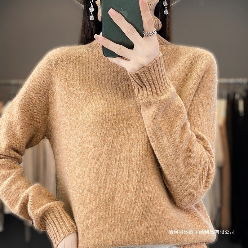 เสื้อไหมพรมคอเต่า ไหมพรมคอเต่า เสื้อคอเต่าสาวอวบ เสื้อไหมพรม เสื้อคอเต่าแขนยาว คอเต่า sweater ฮีทเทค