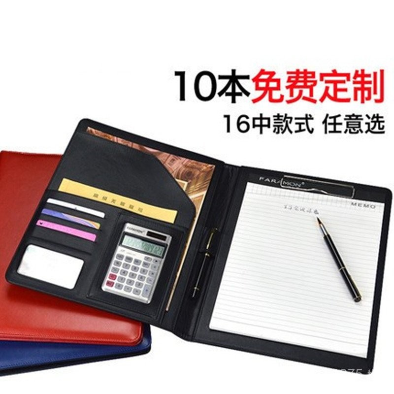 ผู้ผลิตโฟลเดอร์ A4 Binder หนัง LOGO Manager โฟลเดอร์โฟลเดอร์ร้านสัญญาโฟลเดอร์ขาย 4S สามารถเพิ่ม Offi