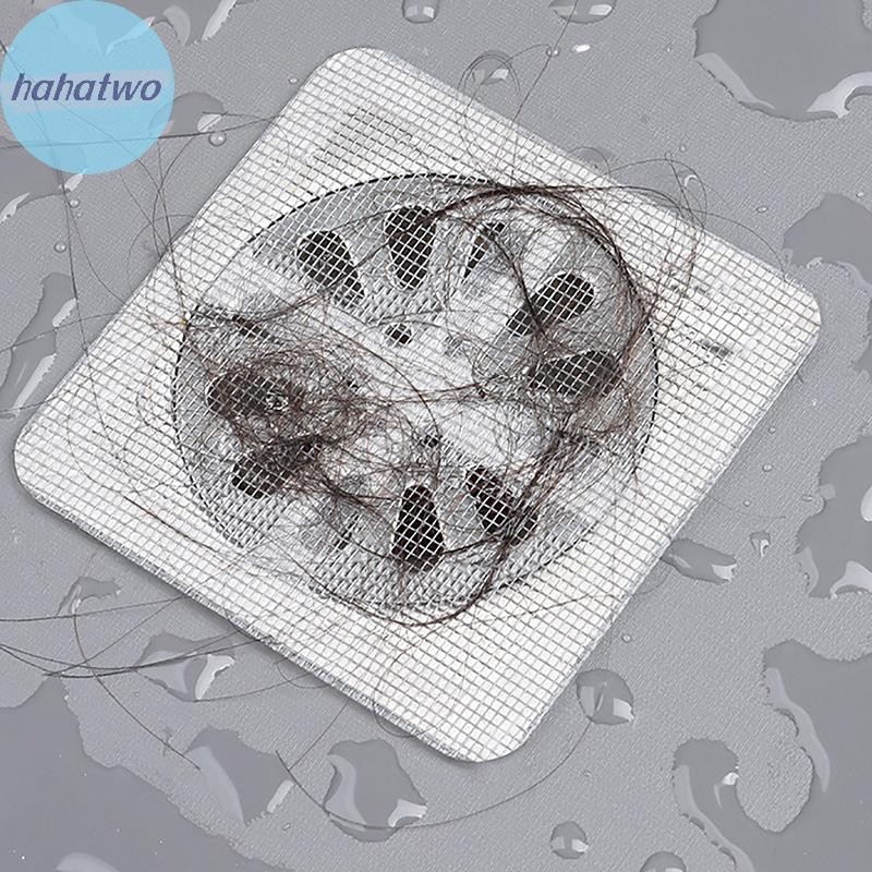 Ha 1/10 ชิ้นทิ้งชั้นท่อระบายน้ําสติกเกอร์ห้องอาบน้ําฝักบัวท่อระบายน้ําผม Catcher ฝาครอบอ่างล้างจานกรองผมกรองตาข่ายสติกเกอร์ TH - รูปที่ 5