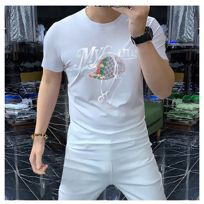 2025 NEW 2025 [Trendy Education] Hot-Selling European Style Trendy Personalized Embossed Short-Sleev