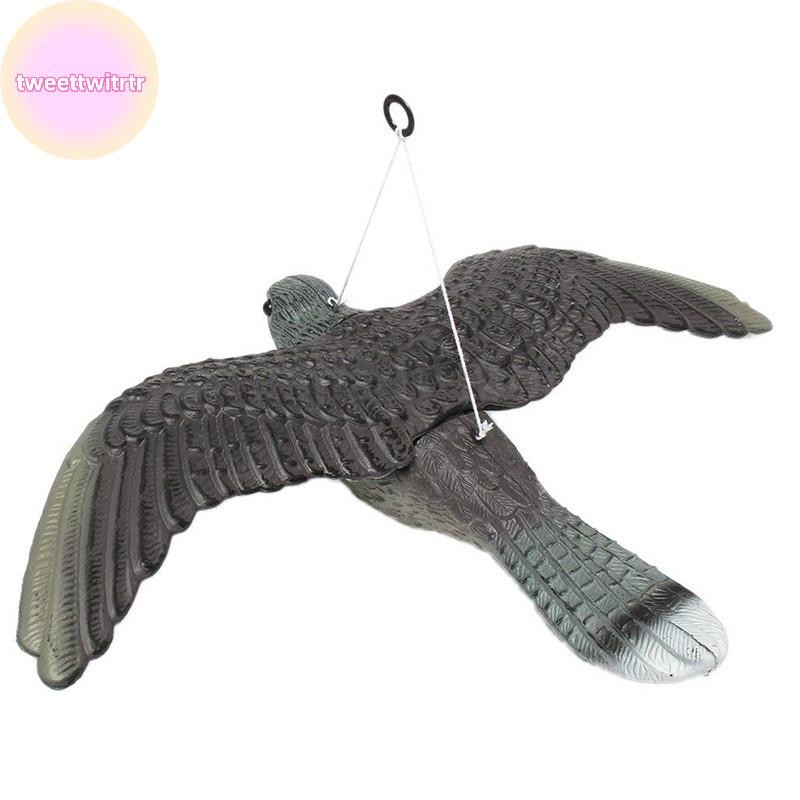 TRWITR 1 ชิ้นที่สมจริง Flying Bird Pigeon Decoy Pest Control สวน Scarer หุ่นไล่กา TH