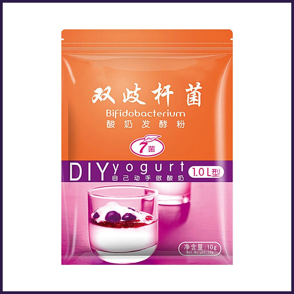 Yogurt Starter Power Make Dessert ที่บ้านด้วยผง Maker อุปกรณ์ครัวธรรมชาติเพื่อสุขภาพ Yeast Powder sh