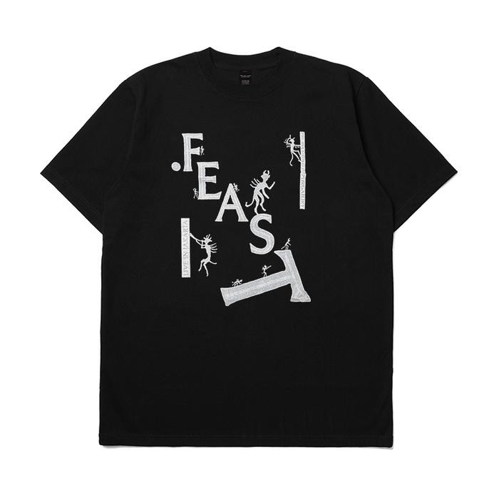 Rockmerch เสื้อยืด Feast Showcase M2M - S สีดํา