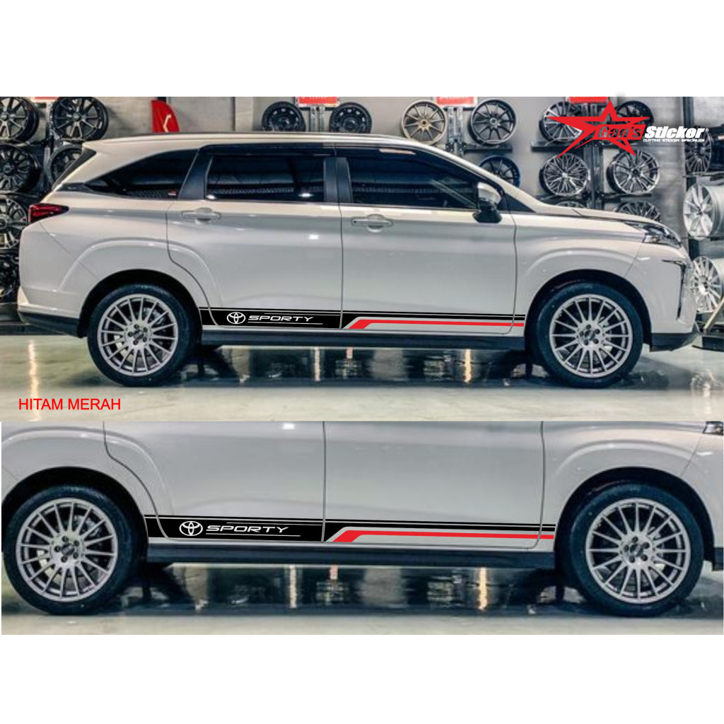 GNสติ๊กเกอร์สติ๊กเกอร์ toyota all new veloz 2022 all new xenia 2022 all new avanza 2022