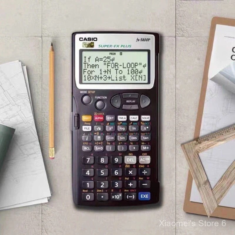 Casio/Casio fx5800p การสํารวจทางวิศวกรรมและการเขียนโปรแกรมการทําแผนที่สถาปัตยกรรมห้องวิศวกรรมโยธาเคร