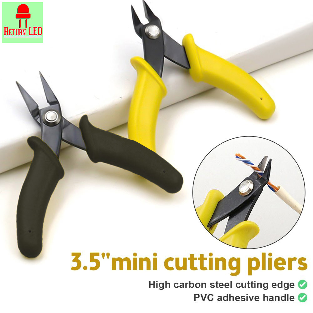 ReturnLED คีมตัดสายไฟ ขนาดเล็ก 3.5 นิ้ว ความแข็งแรงสูง ส่งเร็วจากไทย
