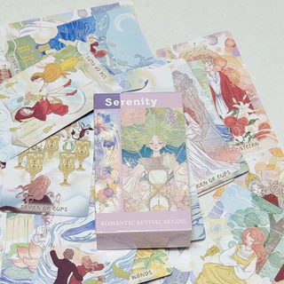 Serenity ไพ่ทาโรต์เวอร์ชันภาษาอังกฤษ ปฏิวัติโรแมนติกเริ่มต้นการ์ดเกมกระดาน
