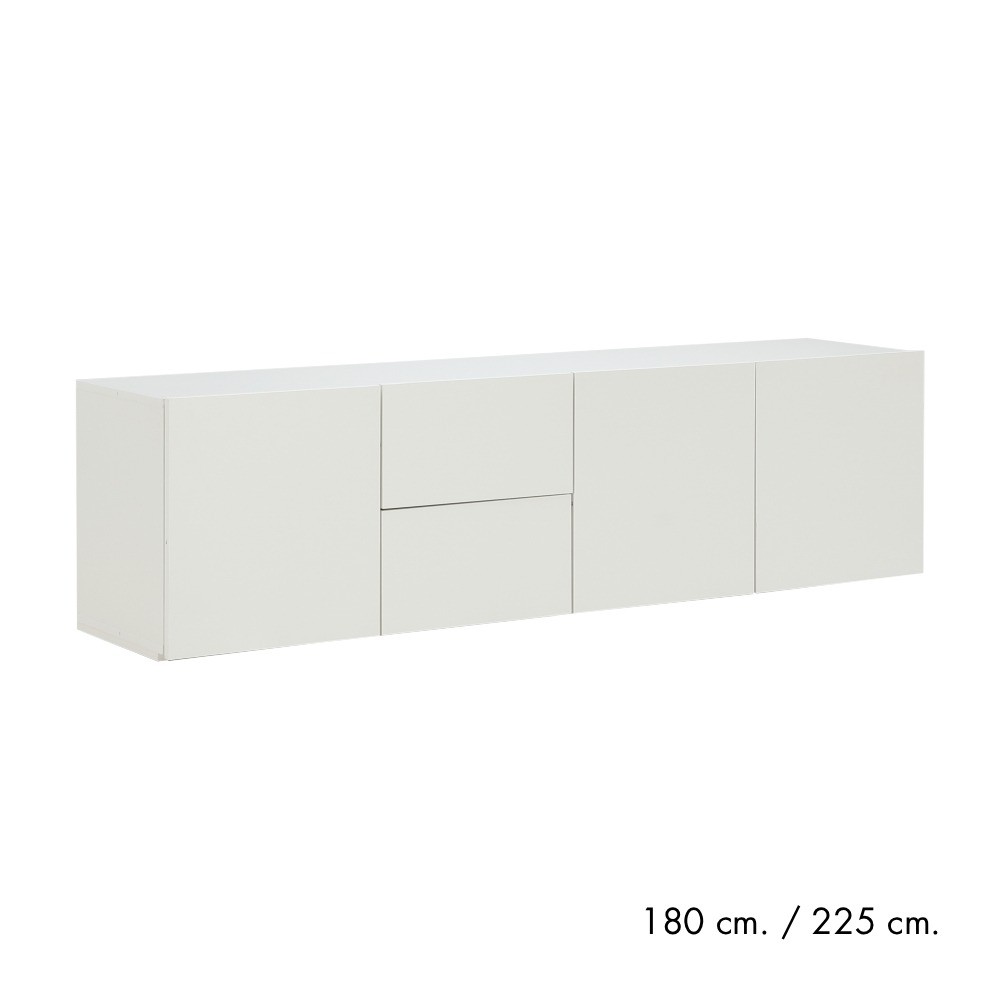 HomeHuk ตู้วางทีวี รุ่นมูซ - สีขาว